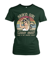 Load image into Gallery viewer, Saitn Girl Classy Sassy T-Shirt Ladies Tee
