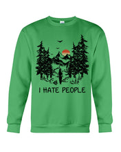 Load image into Gallery viewer, I Hate People Printing T-Shirt Sweatshirt
