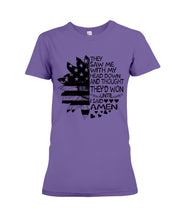 Load image into Gallery viewer, Christian T-Shirt Amen Ladies Tee