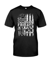 Load image into Gallery viewer, We Are Red Fridays Veteran Shirt Guys Tee