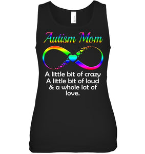 Autism Mom - A Whole Lot Of Love Ladies Flowy Tank