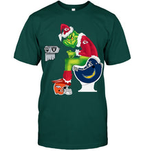 Load image into Gallery viewer, Funny Grinch Kansas Chief Christmas Gift Tee Guys Tee