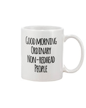 Load image into Gallery viewer, Redhead Good Morning White Mug