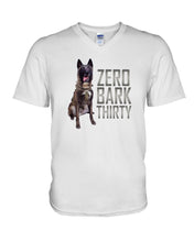 Load image into Gallery viewer, K9 Dog Hero Zero Bark Thirty Guys V-Neck