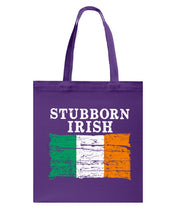 Load image into Gallery viewer, Stubborn Irish Flag Love Ireland Custom T-Shirt Basketweave Tote Bag