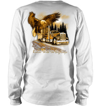 Load image into Gallery viewer, Riding With The Big Boys Nightlife City Black T-Shirt Unisex Long Sleeve