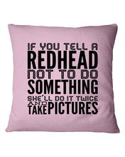 Load image into Gallery viewer, Redhead Unicorn Gift For Fans Funny T-Shirt Pillow Cover