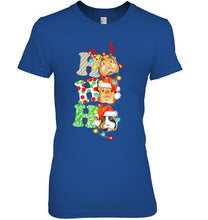 Load image into Gallery viewer, Santa Claus Ho Ho Ho Christmas Gift For Guinea Pigs Lovers Ladies Tee