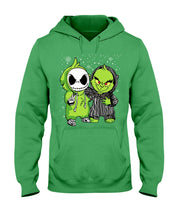 Load image into Gallery viewer, Cute Little Jack Skellington Grinch Best Friend Christmas Gift Shirt Hoodie