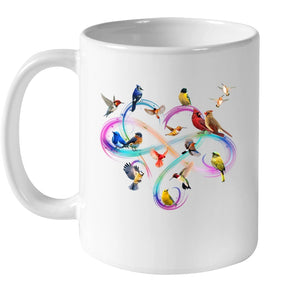 Bird Colorful Infinity Sign Mug