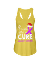 Load image into Gallery viewer, My Christmas Wish Is A Cure Ladies Flowy Tank