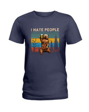 Load image into Gallery viewer, I Hate People Ladies Tee