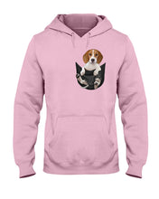 Load image into Gallery viewer, Beagle In The Pocket Funny T-Shirt Hoodie