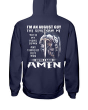 Load image into Gallery viewer, August Guy Amen Birthday Gift For Christian Hoodie