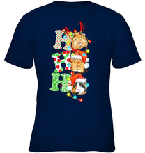 Load image into Gallery viewer, Santa Claus Ho Ho Ho Christmas Gift For Guinea Pigs Lovers Youth Tee