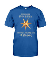 Load image into Gallery viewer, Christmas Star Swedish Julstarnor Black T-Shirt Guys Tee