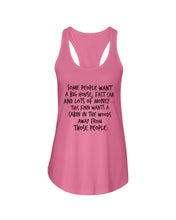 Load image into Gallery viewer, Finn Wants A Cabin In The Woods Away From Those People Ladies Flowy Tank