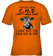 Load image into Gallery viewer, I Suffer From C.S.H Cows Lovers T-Shirt Youth Tee