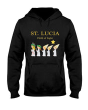 Load image into Gallery viewer, St Lucia Child Of Light God Jesus Christmas Gift Hoodie