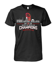 Load image into Gallery viewer, Washington Nationals World Series Champions Mlb 2019 Custom T-Shirt For Fans Hoodie