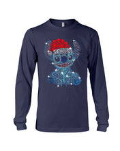 Load image into Gallery viewer, Merry Christmas Stitch Gift For Fans T-Shirt Unisex Long Sleeve