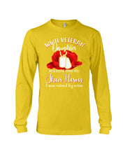 Load image into Gallery viewer, Wwii Veteran Daughter Their Heroes Unisex Long Sleeve