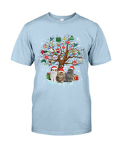 Load image into Gallery viewer, Christmas Tree Cat Lovers Cute Funny T-Shirt Guys Tee