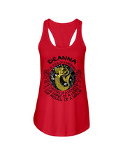 Load image into Gallery viewer, Deanna The Soul Of Mermaid Horoscope T-Shirt Ladies Flowy Tank