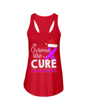 Load image into Gallery viewer, My Christmas Wish Is A Cure Ladies Flowy Tank
