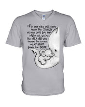 Load image into Gallery viewer, Elephant Cute Gift For Family Tee Guys V-Neck