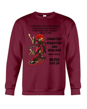 Load image into Gallery viewer, Samurai Consistent Persistent Resilient Quote T-Shirt Sweatshirt