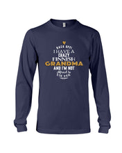 Load image into Gallery viewer, Finnish Crazy Grandma Gift For Grandma Family Unisex Long Sleeve