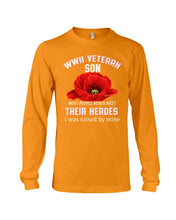 Load image into Gallery viewer, Wwii Veteran Son Gift For Veterab Mom Unisex Long Sleeve