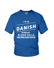 Load image into Gallery viewer, Danish Blood Denmark Lovers Youth Tee
