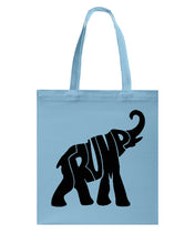 Load image into Gallery viewer, Elephant Trump Gift For American T-Shirt Basketweave Tote Bag