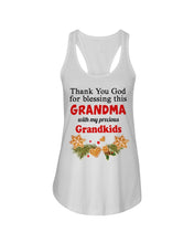 Load image into Gallery viewer, Blessing My Grandma Christmas Gift For Family Ladies Flowy Tank