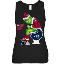 Load image into Gallery viewer, Funny Grinch San Francisco 49Ers Christmas Gift Tee Ladies Flowy Tank