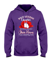 Load image into Gallery viewer, Wwii Veteran Daughter Their Heroes Hoodie