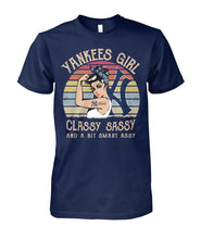 Load image into Gallery viewer, Yankees Girl Classy Sassy Funny Gift T-Shirt Guys Tee