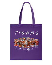 Load image into Gallery viewer, Clemson Tigers Ncaa Friends Font T-Shirt For Fans Basketweave Tote Bag