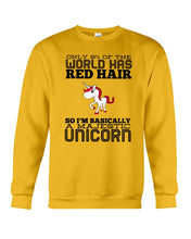 Load image into Gallery viewer, Redhead Unicorn Gift For Fans Funny T-Shirt Sweatshirt
