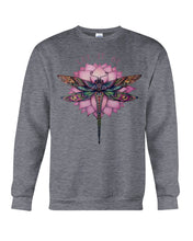 Load image into Gallery viewer, Let It Be Dragonfly Lotus Sweatshirt