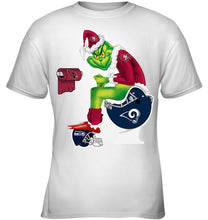 Load image into Gallery viewer, Funny Grinch San Francisco 49Ers Christmas Gift Tee Youth Tee