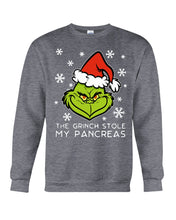 Load image into Gallery viewer, The Grinch Stole My Pancreas Sweatshirt