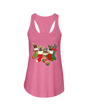 Load image into Gallery viewer, Yorkies In The Socks For Yorkie Lovers Christmas Gift Ladies Flowy Tank