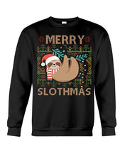 Load image into Gallery viewer, Merry Slothmas Christmas Gift For Kids Family Gift T-Shirt Sweatshirt