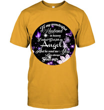 Load image into Gallery viewer, To My Husband In Heaven Gift For Widow Guys Tee