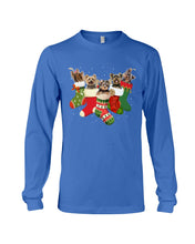 Load image into Gallery viewer, Yorkies In The Socks For Yorkie Lovers Christmas Gift Unisex Long Sleeve