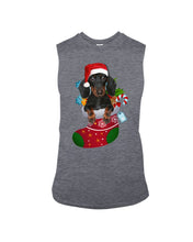 Load image into Gallery viewer, Dachshund In A Sock Christmas Cute Gift For Dachshunds Lovers Unisex Long Sleeve