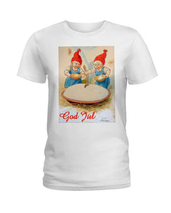 Cute Gnome God Jule Gift For Swedish Ladies Tee